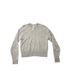 The Group by Babaton aritzia 100% Cashmere Speckled‎ Crewneck Sweater Grey M